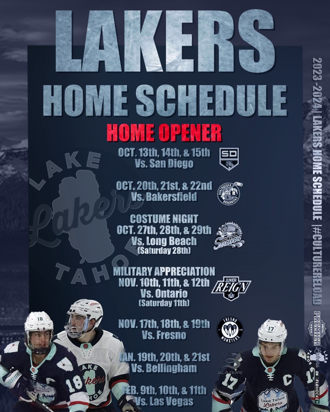 schedule – Lake Tahoe Lakers